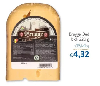 OKay Brugge oud blok 220 g aanbieding
