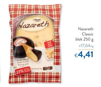 OKay Nazareth classic blok 250 g aanbieding