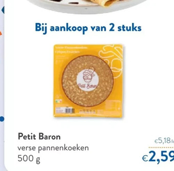 OKay Petit baron verse pannenkoeken 500 g aanbieding