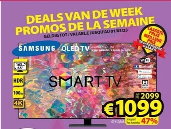 ElectroStock Samsung qledtv aanbieding