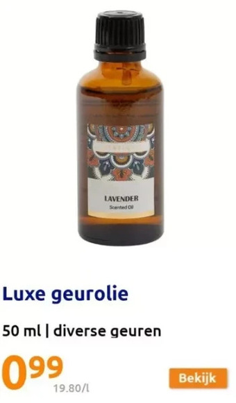 Action Luxe geurolie aanbieding