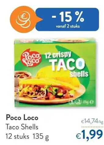 Poco loco taco shells 12 stuks 135 g