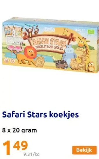 Action Safari stars koekjes aanbieding