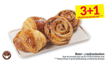 Intermarché Boter of Rozijnenkoeken aanbieding