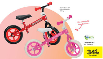 Carrefour Loopfiets 10" aanbieding