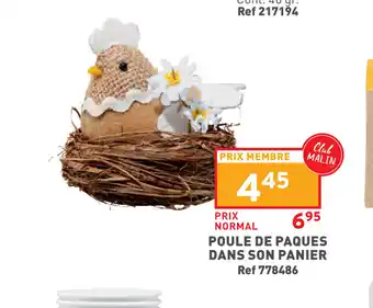 Trafic Poule de paques dans son panier aanbieding