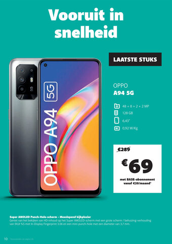 Base Oppo A94 5G aanbieding