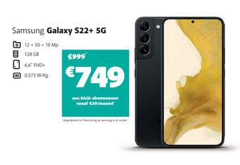 Base Samsung Galaxy S22+ 5G aanbieding