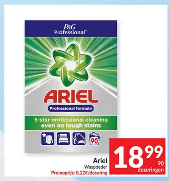 Intermarché Ariel Waspoeder 90 doseringen aanbieding