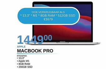 AUVA Apple Macbook Pro aanbieding