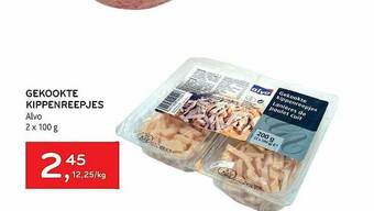 Alvo Gekookte Kippenreepjes Alvo aanbieding