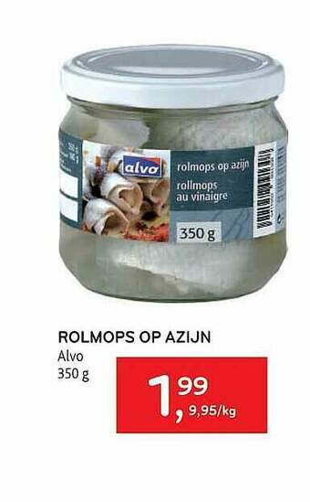 Rolmops Op Azijn Alvo