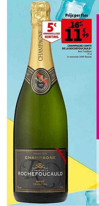 Auchan Champagne Comte De La Rochefoucauld aanbieding