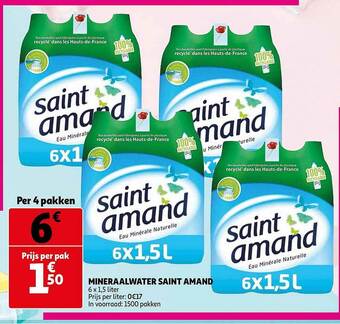 Mineraalwater Saint Amand
