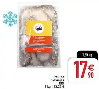 Cora Poulpe inktvisjes ebi 1,35kg aanbieding
