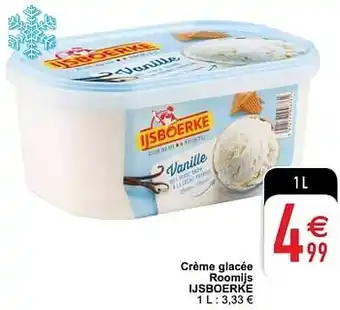 Cora Crème glacée roomijs ijsboerke 1L aanbieding