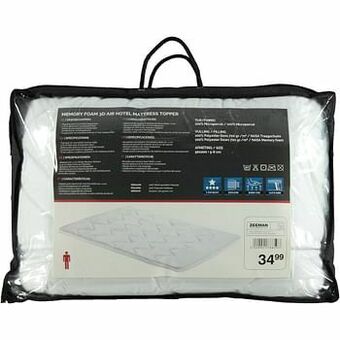 Zeeman Topdekmatras traagschuim aanbieding