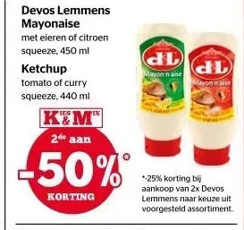 Spar Devos lemmens mayonaise aanbieding