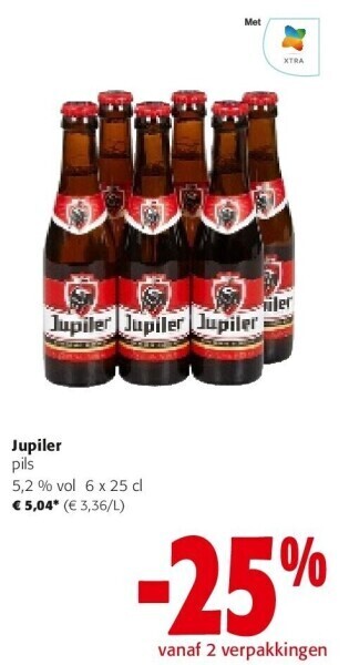 Colruyt Jupiler pils aanbieding