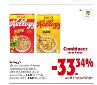 Colruyt Kellogg's smacks 600 g aanbieding