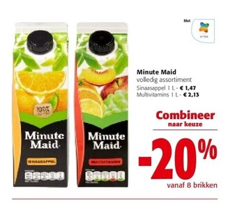 Colruyt Minute maid sinaasappel 1 l aanbieding