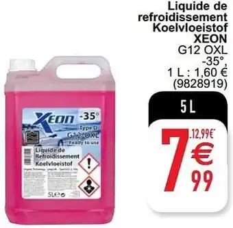 Cora Liquide de refroidissement koelvloeistof xeon 5 L aanbieding