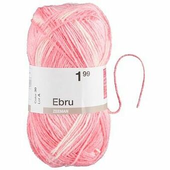 Zeeman EBRU breigaren aanbieding