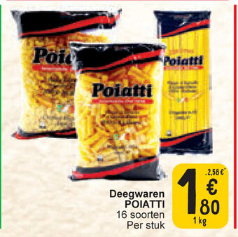 Cora Poiatti Deegwaren 16 Soorten 1kg aanbieding