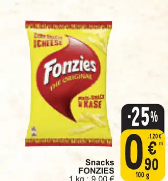 Fonzies Snacks 100g