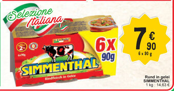 Cora Simmenthal Rund in Gelei 6 x 90g aanbieding