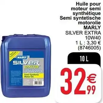 Cora Huile pour moteur semi synthétique semi syntetische motorolie marly 10 L aanbieding