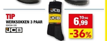 Hubo Werksokken 3 paar aanbieding