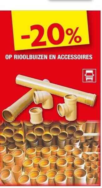 Hubo Op rioolbuizen en accessoires aanbieding