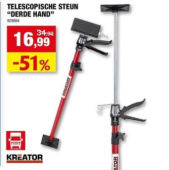 Hubo Telescopische steun “derde hand” aanbieding