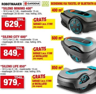 Hubo Robotmaaier “sileno minimo 400” aanbieding