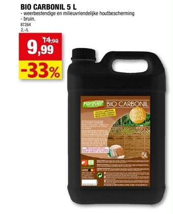 Hubo Bio carbonil 5 l aanbieding