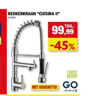 Hubo Keukenkraan “cuisina ii” aanbieding