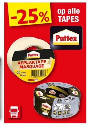 Hubo Op alle tapes aanbieding