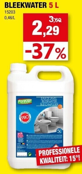 Hubo Bleekwater 5 l aanbieding