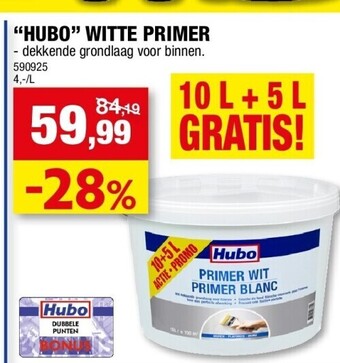 Hubo “hubo” witte primer aanbieding