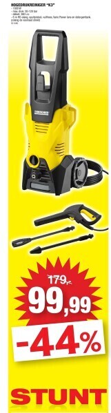 Hubo Hogedrukreiniger “k3” aanbieding