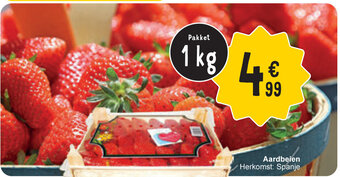 Cora Aardbeien 1kg aanbieding
