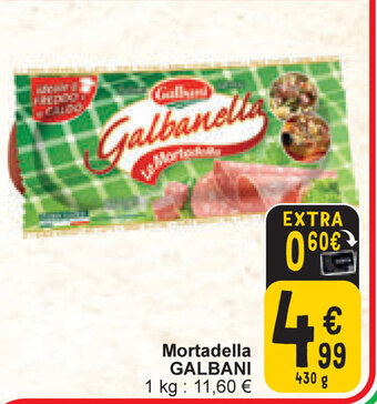 Cora Galbani mortadella 430g aanbieding