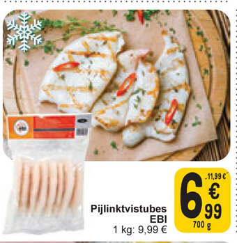 Cora Ebi pijlinktvistubes 700g aanbieding