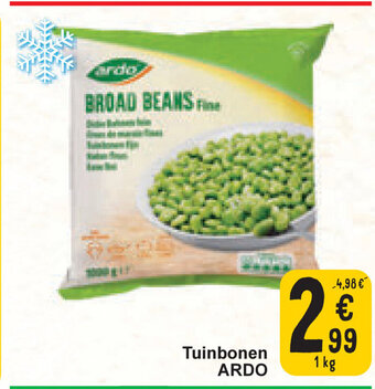 Cora Ardo tuinbonen 1kg aanbieding