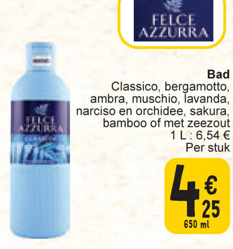 Cora Felce azzurra bad 650ml aanbieding