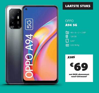 Base Oppo a94 5g aanbieding