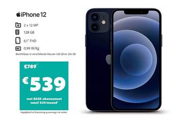 Base Iphone 12 aanbieding
