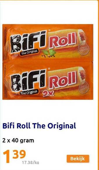 Action Bifi roll the original aanbieding