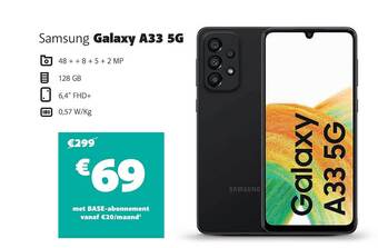 Base Samsung galaxy a33 5g aanbieding